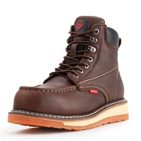 Buy SUREWAY 6” Mens Heavy Duty Work Boots/Shoes for Men,Goodyear Welt ...