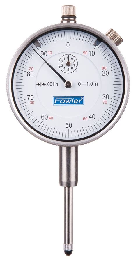 Fowler 52-520-110 AGD Dial Indicator, White Face, 1" Travel, 001 ...