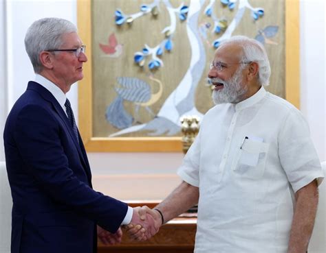 Apple CEO Tim Cook meets PM, says committed to growing, investing more ...