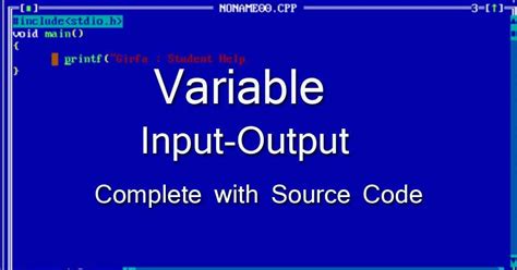 How to Output Variables in C Code 的图像结果