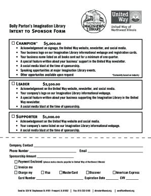 Fillable Online Updated Intent to Sponsor Form Fixed with gerte Fax ...