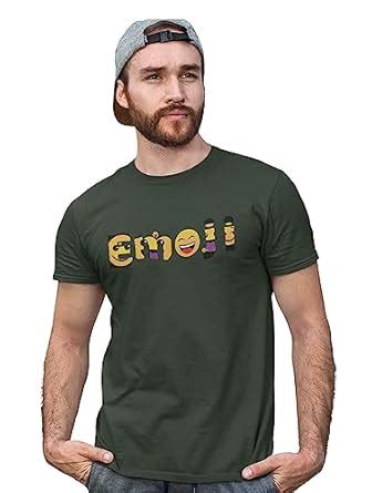 Buy JIGYASA SHOPPING MALL Emoji Pattern in Alphabets Printed T-Shirt ...