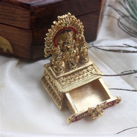 Premium Nagasi Lord Balaji with Sridevi Bhoodevi Kumkum Box – Happy Pique