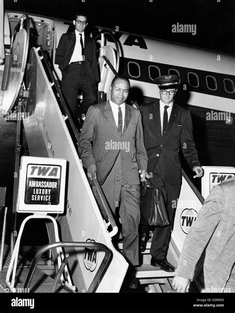 Civil rights activist James L. Farmer, Jr. arrives in New York Stock ...
