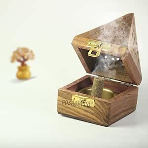 Wooden Sambrani Dhoop Dhup Cup Cone Batti Stand Incense Holder for ...