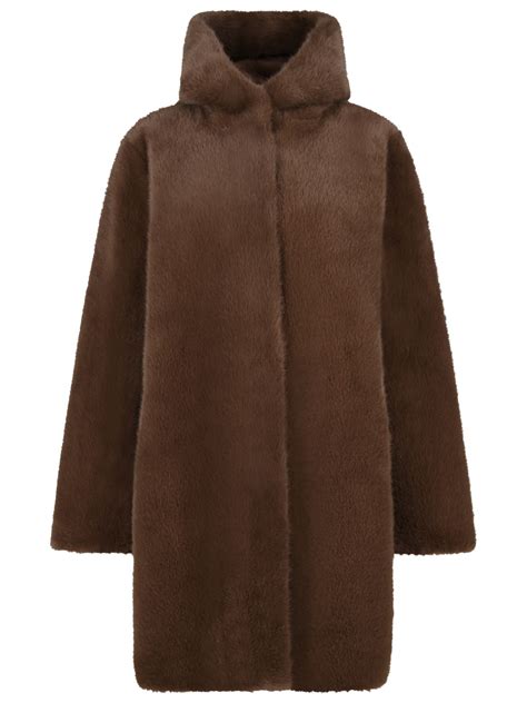 Studio AR » Webpelzmantel ALMA (COFFEE) online kaufen | AppelrathCüpper