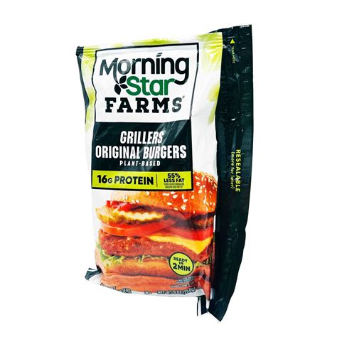 MorningStar Farms Morning Star Veggie Burgers Grillers Original - 9 Oz