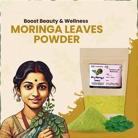 Moringa Leaves Powder 100g | Drumstick Leaf Powder | मोरिंगा पावडर ...