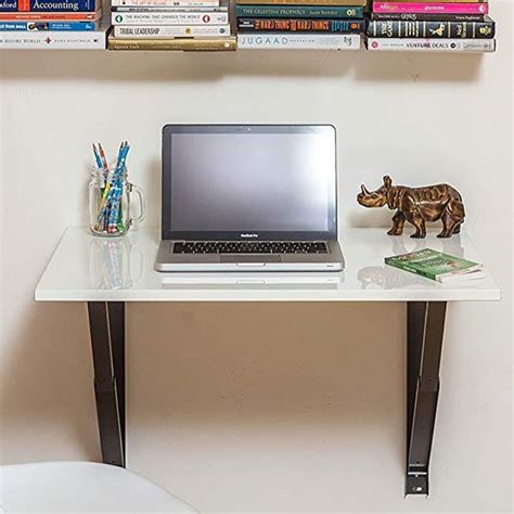 Medium Wall Mounted Desk & iShelf – InvisibleBed.com
