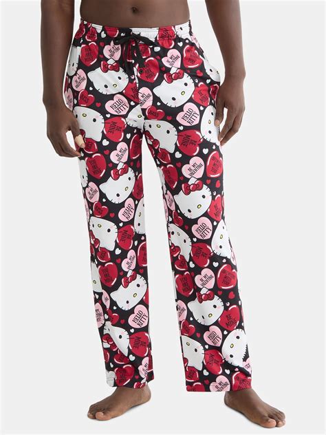 Hello Kitty Men's Valentine's Day Pajama Sleep Pants, Sizes S-2XL ...