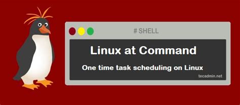 Image result for At Linux Command