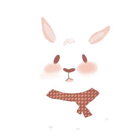Cute Cartoon Bunny, Hand Drawn Cartoon Rabbit, White Rabbit, Chang E ...