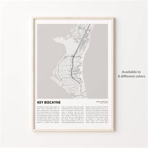 Image result for Key Biscayne Map