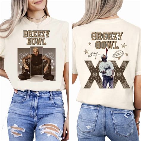 Chris Brown 2025 Breezy Bowl XX T-Shirt, Chris Brown Album Shirt, Chris ...