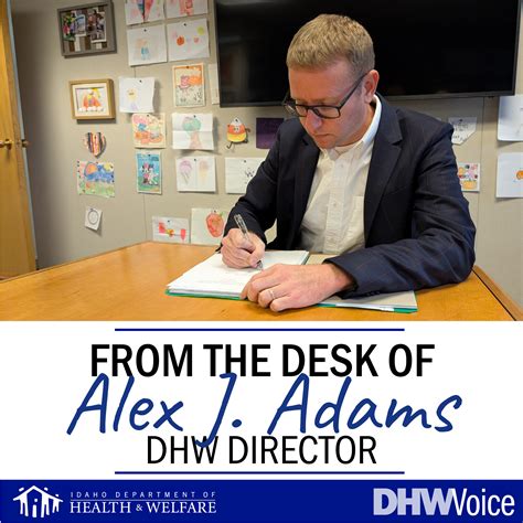 From DHW Director Alex J. Adams: Celebrating new beginnings for Idaho ...