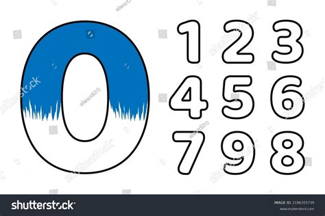 Image result for Colorful Numbers 0-9