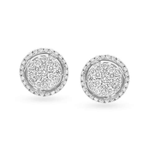 Classic Round Solitaire Diamond Stud Earrings