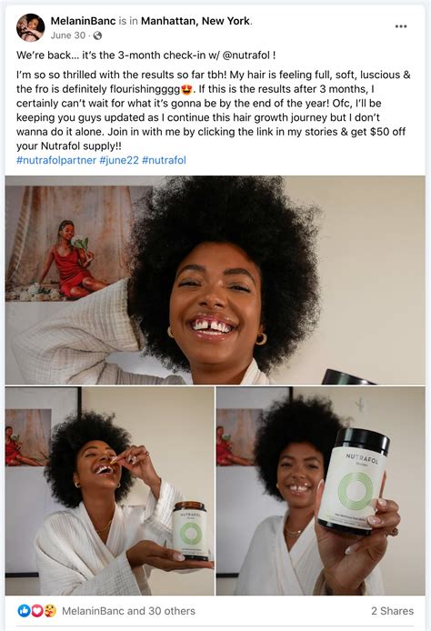 Nutrafol Influencer Database - Truth in Advertising