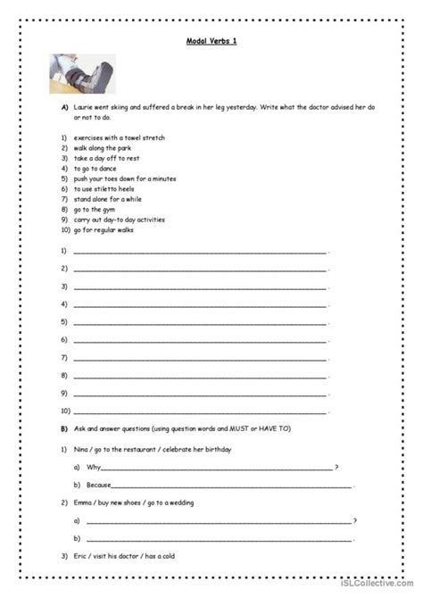 Modal Verb Worksheet 的图像结果