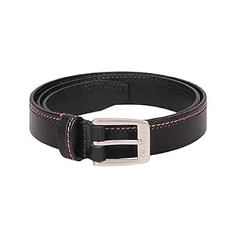 Buy Hidesign Leather Mens Formal Single Side Belt (Black,Frsz) at Amazon.in