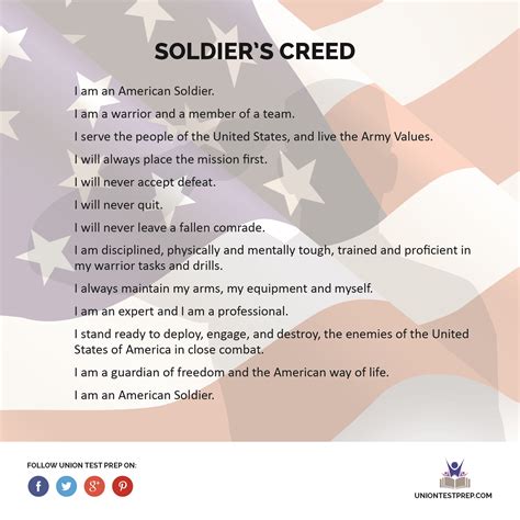 What Is A Soldier S Creed at Carmen Holbrook blog