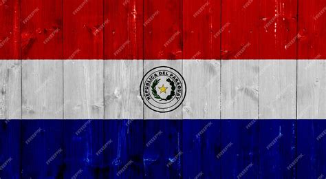 Premium Photo | Flag of Republic of Paraguay on a textured background ...