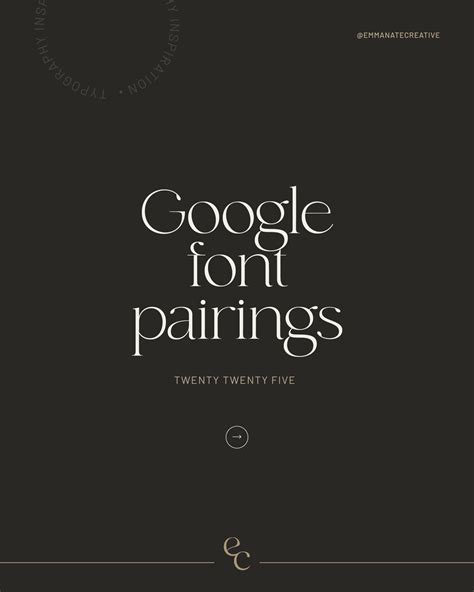 4 free Google font pairings you need to try — Emmanate Creative
