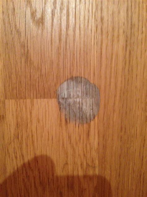 repair - Spilt bleach on stained hardwood floor - Home Improvement ...