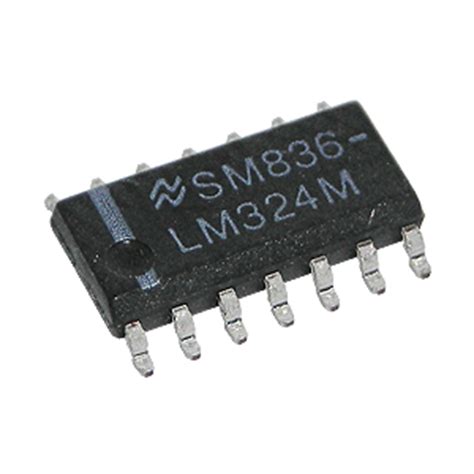 Electronic Goldmine - LM324 SMD IC Quadruple Operational Amplifier
