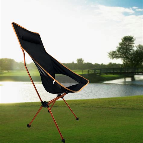 厂家供应现货定做高背月亮椅便携户外休闲折叠椅铝合金材质易清理-阿里巴巴