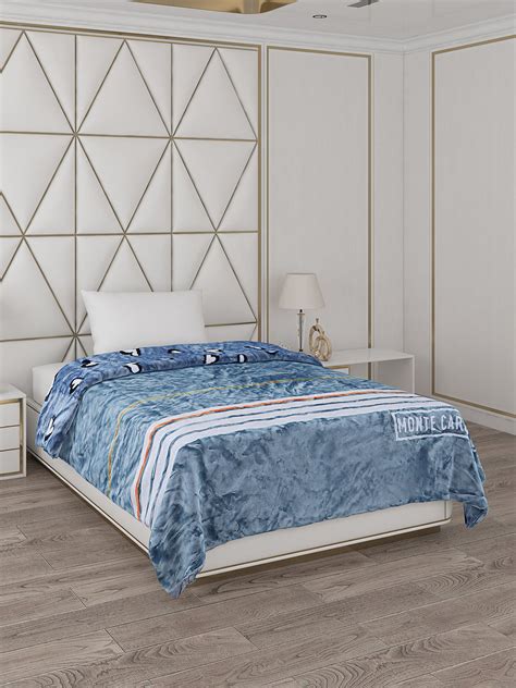 Buy Printed Single Bed Reversible Blanket 2 Ply, 511 GSM, 1.8 kg (New ...