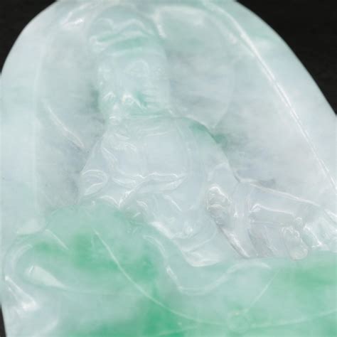 Carved Jadeite Buddha Pendant Necklace | EBTH
