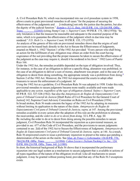 JUST 2020 3 - FERVCT3GFT5YGH6UYHJU - A. Civil Procedure Rule 56, which ...