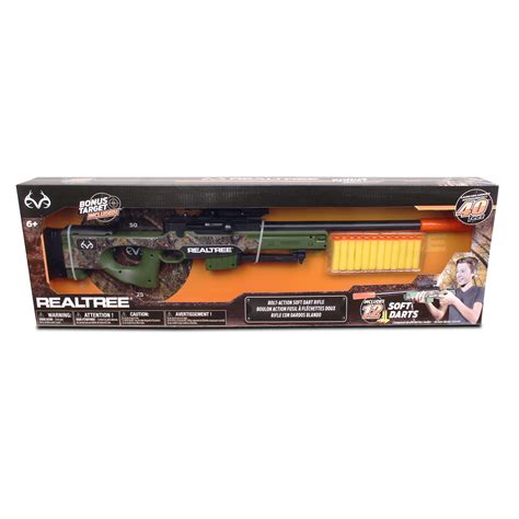 nkok realtree bolt action soft dart rifle 25024, allows sighti...