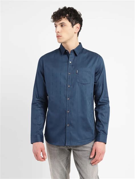 Men's Self Design Slim Fit Shirt – Levis India Store