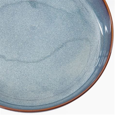 Buy Capiz Grigio Porcelain Serving Plate - 22cm from Home Centre at ...