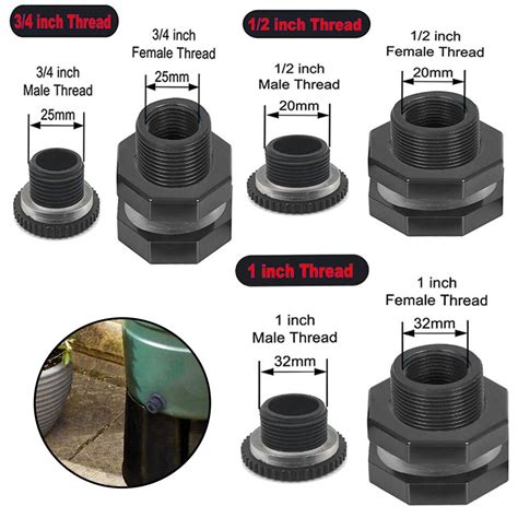 Rain Barrel Bulkhead Fitting Kit for Rain Barrel | Ubuy India
