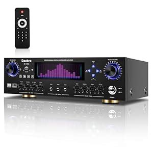 Daakro AV-735A 600W 5.1 Channel Home Theater Stereo Receiver,Wireless ...