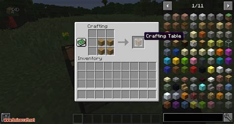 Stone Crafting Table Mod 1.14.4, 1.12.2 (Stone Version of the Vanilla Crafting Table) - Mc-Mod.Net