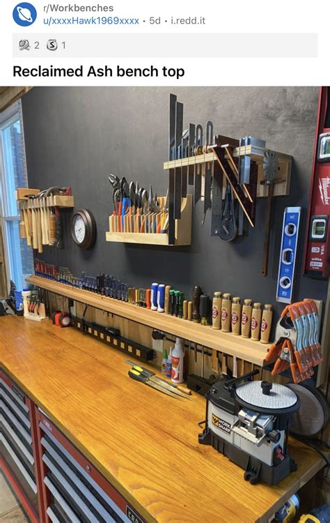 Image result for Workbench Tool Storage Ideas