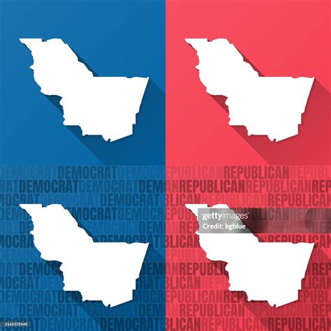 Iberville Parish Louisiana Maps On Blue And Red Backgrounds High-Res ...