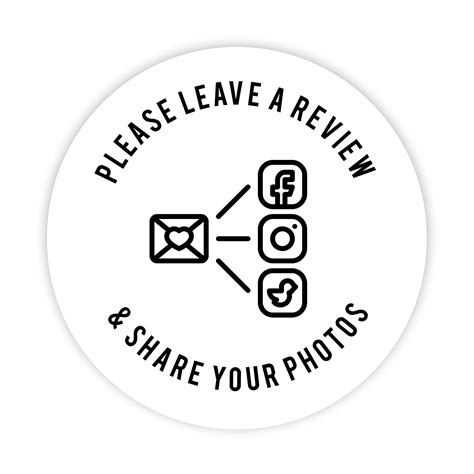 Andaz Press Round Small Business Sticker Labels, 120-Pack, Please Leave ...