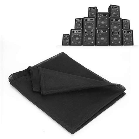 Speaker Mesh Cloth Black, Speaker Fabric Cloth Cover with DIY Cutting, Waterproof Speaker Cloth ...