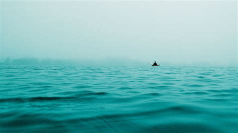 Download wallpaper 3840x2160 boat, sea, alone, solitude 4k uhd 16:9 hd ...
