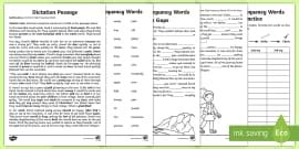 High Frequency Words Passage - Dictation Words for Grade 1