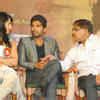 Anushka Shetty, Allu Arjun and Allu Aravind clicked on stage during T ...