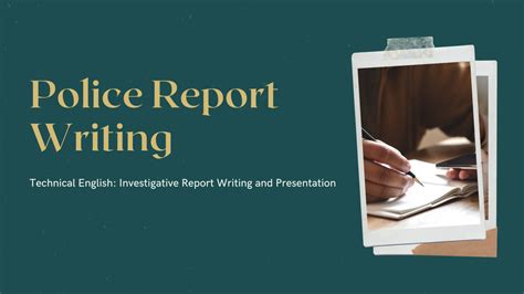 Image result for Police Report Writing Training