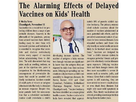 The Alarming Effects of Delayed Vaccines on Kids’ Health - Motherhood ...