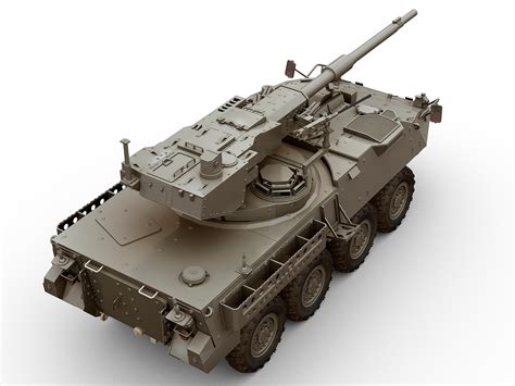 3D Model M1128 Stryker Mobile Gun System - TurboSquid 2118242