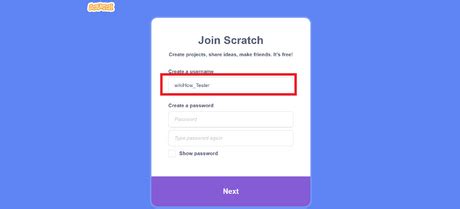 Scratch CreateAccount 的图像结果